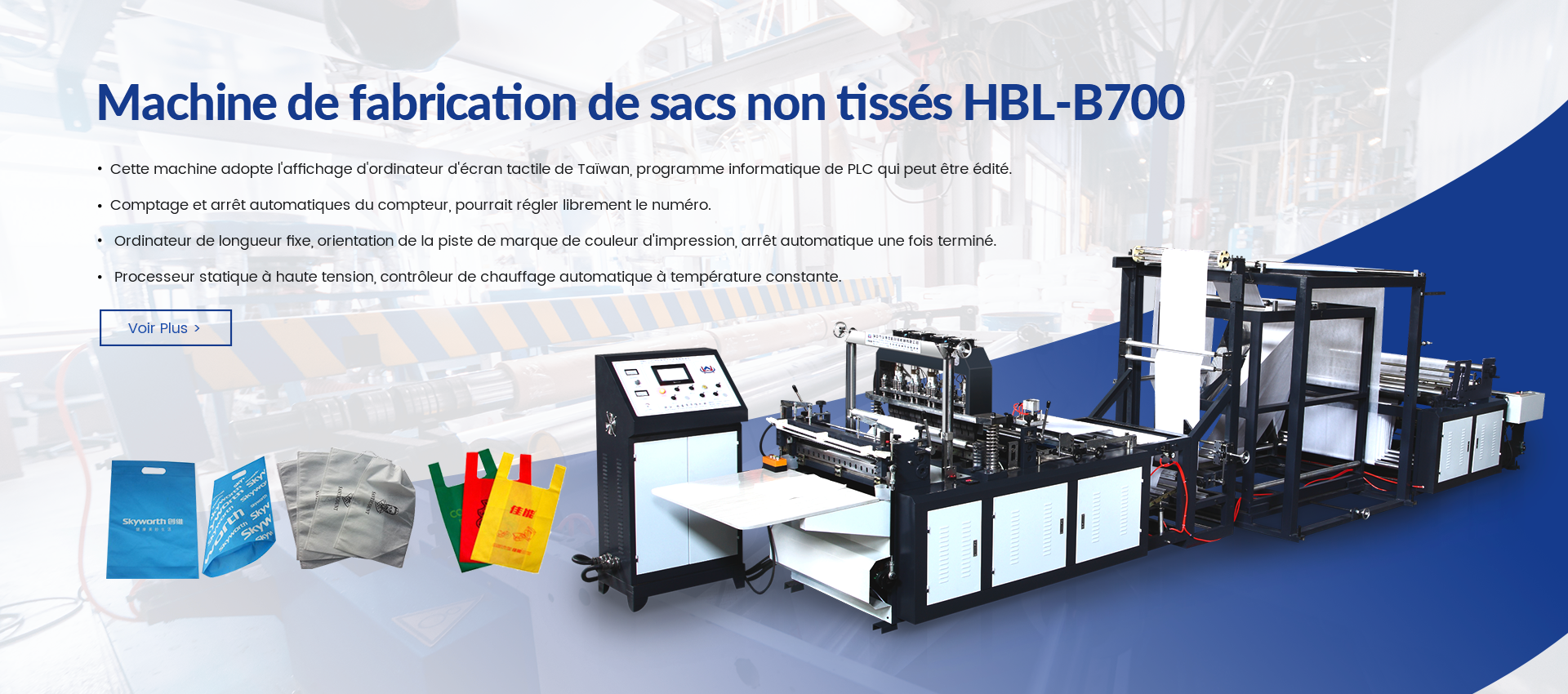 Nonwoven bag making machine supplier